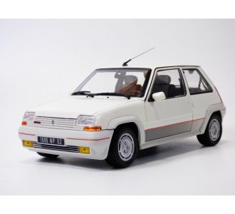 RENAULT R5 GT TURBO phase 1 blanc nacré 1/18 R 5 GTT SUPER 5 Norev 185200 1985 3551091852001