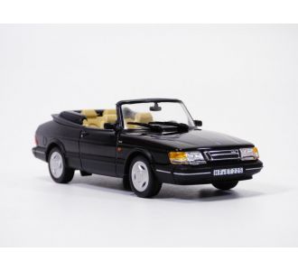 SAAB 900 TURBO 16S cabriolet noir 1/43 1992 Norev 810045 3551098100457