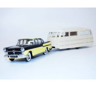 SIMCA CHAMBORD + caravane HENON 1/43 1958 Norev CL5711