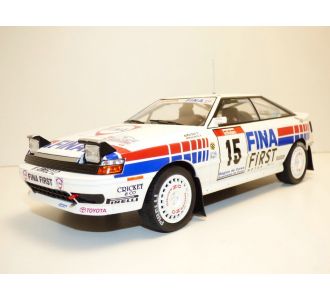 TOYOTA CELICA GT-FOUR N°15 MARC DUEZ RALLYE TOUR DE CORSE 1991 1/18 TRIPLE 9 T9-1800200 FINA