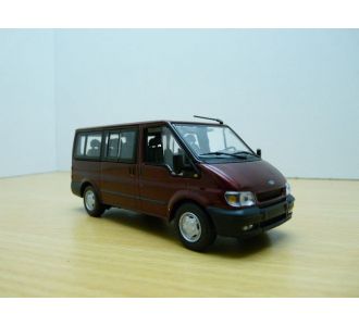 FORD TRANSIT TOURNEO 9 PLACES bordeaux 1/43 MINICHAMPS 2222014