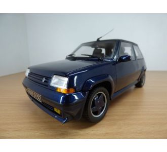 RENAULT 1/18 RENAULT SUPER 5 GT TURBO ALAIN OREILLE 1989 1/18 RENAULT R5 1/18 NOREV 185205 3551091852056 VOITURE MINIATURE MODELISME BLEU