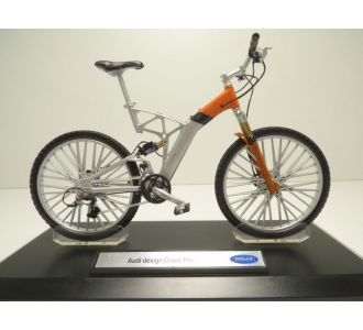 VELO VTT TOUT SUSPENDU AUDI DESIGN CROSS PRO GRIS ET ORANGE 1/10 BIKE BICYCLE 4891761625702 B005FMBQJW