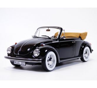 VOLKSWAGEN COCCINELLE 1303 cabriolet noir 1972 1/18 Norev 188533 3551091885337 Cox Kafer Beetle