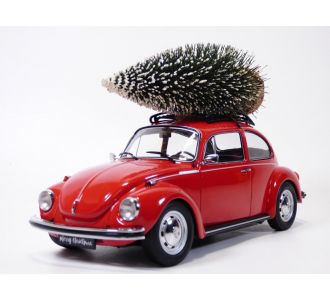 VOLKSWAGEN COCCINELLE 1303 rouge & sapin de noël 1/43 Norev Jet Car 841006 3551098410068 VW Cox christmas