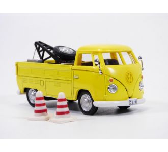 VOLKSWAGEN COMBI T1 pick blanc & bordeaux 1/43 1955 Oliex 13456 4891965143026 Type 2 VW KOMBI