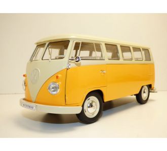 VW COMBI T1 JAUNE 1962 1/18 WELLY 18054 YELLOW GEEL AMARILLO GIALLO VOLKSWAGEN 4891761180546