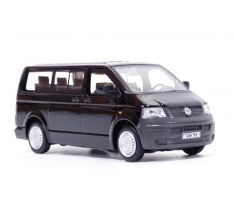 VOLKSWAGEN TRANSPORTER T5 CARAVELLE noir 2010 1/43 VW Cararama 4-62143 8719247956125
