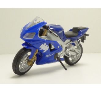 MOTO YAMAHA R1 YZF BLEU 1999 1/18 BLUE BLAU AZUR WELLY 19679 5055414537494 B072MZC51C
