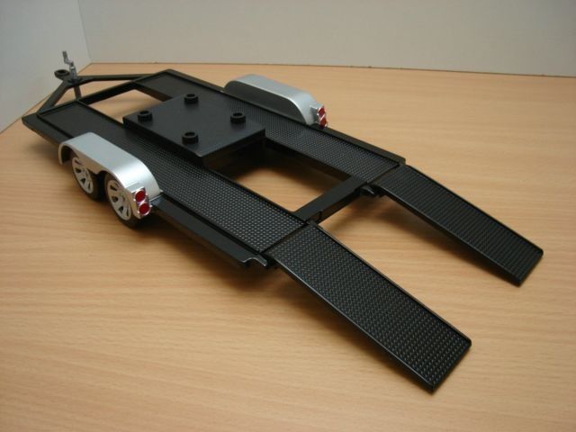 Remorque Porte-véhicules MOTORMAX – Échelle 1/18, Métal, Modèle MOM76009, Miniature