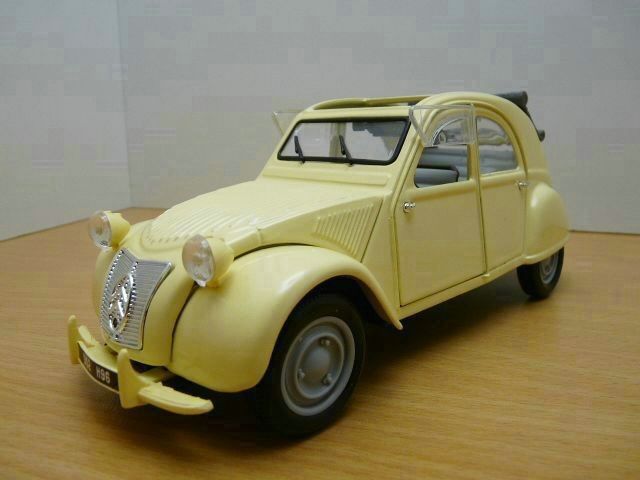 CITROEN 2CV OUVERTE beige int gris 1 18