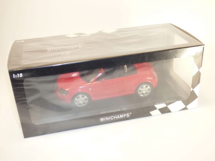 Audi Tt Cabriolet Rouge 2000 1/18 Roadster Minichamps 155017032