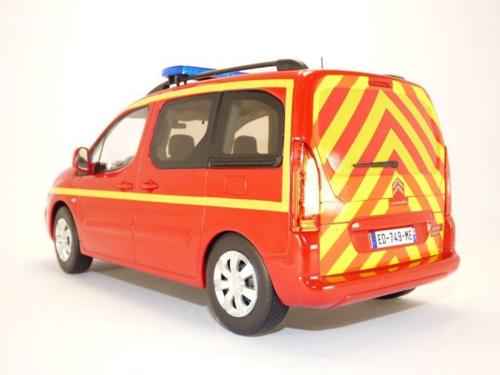 Miniature Norev 155721 – Citroën Berlingo 2004 Pompiers – Échelle 1/43 – NEUVE En Boîte
