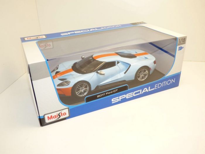 Ford Gt 2017 Bleu Et Orange Gulf 1 18 Gt40 Maisto 31834 0090159313847 B01arerp4c MiniatureAuto