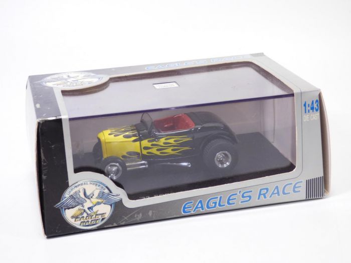 FORD 1932 cabriolet STREET ROD noir & flamming 1/43 Eagle's Race