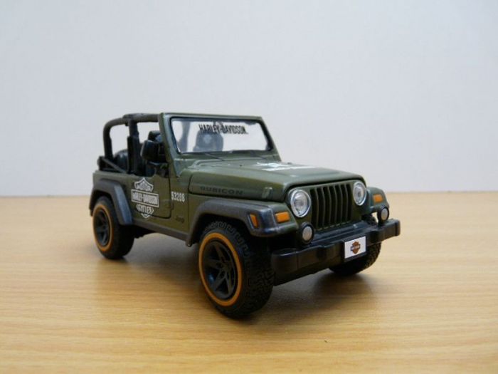 Jeep Wrangler Vert Us Army Harley Davidson 2012 1 27 Maisto 32190 Green Groen Verde B01nbvoj1g MiniatureAuto