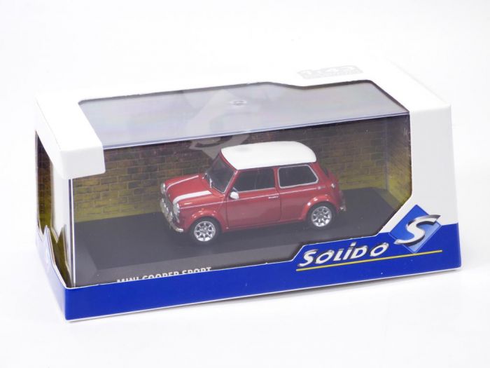 Mini Cooper Sport Nightfire Red 1997 1/43 SOLIDO S4316603 Mini Cooper Sport Nightfire Red 1997 1/43 SOLIDO S4316603