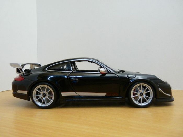 Porsche 911 - 997 Gt3 Rs 4.0l Noire 2010 1/18 Gt3rs Burago 18