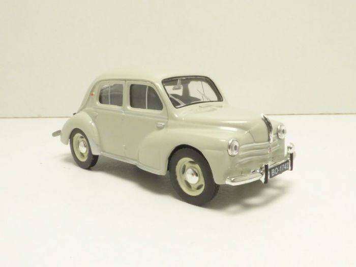 Renault 4cv Blanc Gris 1 43 1958 Magazine Modele 3701116605550 B0744lp986 MiniatureAuto