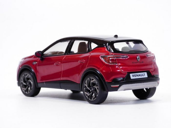 Renault Captur Esprit Alpine 2024 – Blanc Nacré Et Noir – Modèle Réduit 1/64 – Miniature De Collection