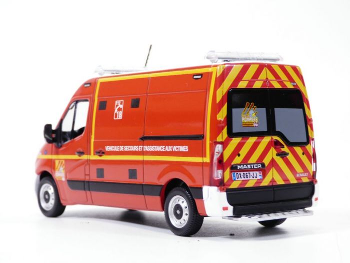 RENAULT MASTER SAPEURS POMPIERS VSAV 2014 1/43 Norev 518787