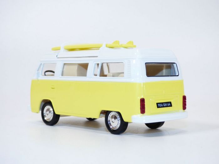 VOLKSWAGEN COMBI T2b camper van jaune surf 1/43 Jet Car