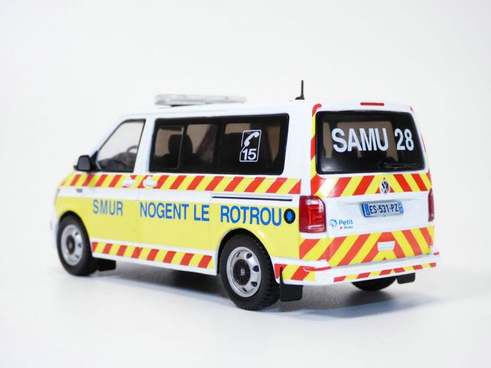 Miniature Volkswagen T6 SAMU 01 AIN - Bourg-en-Bresse - Odeon 1/43 - Neuve