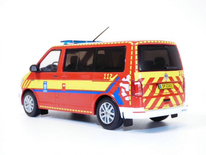 Schabak 1/43 VW Transporter Syncro Pompiers Notruf 112 - Neuf En Boîte