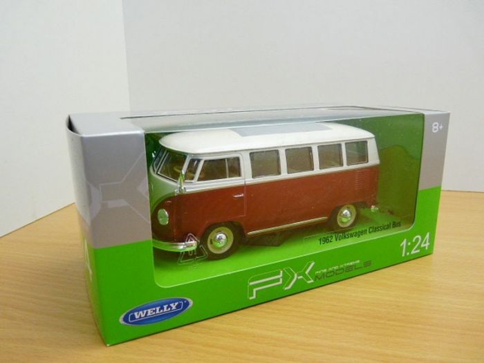 Miniatura Carro Fusca Preto Volkswagen 1:24 Welly - Miniaturas de