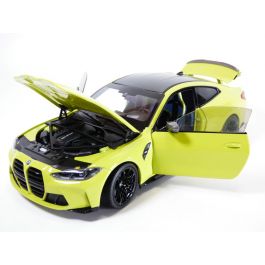 BMW M4 jaune 1/18 2020 G82 MINICHAMPS 80435A51949 avec ouvrants M3