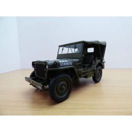 Solido Jeep 1/18 – Rouge – Collection – Comme Neuf – Boîte Défraîchie