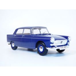 Voiture miniature PEUGEOT 404 BLEU TURQUOISE 1961 1/43 1 :43e boite