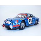 Berlinette ALPINE RENAULT A110 n°88 vainqueur Rallye du PORTUGAL 1971 1/18