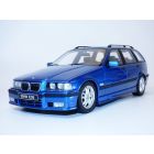BMW 328i Touring E36 bleu Pack M 1/18