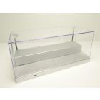 BOITE VITRINE SHOW CASE ECLAIRAGE LED argent 1/43 - 1/24