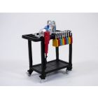 CHARIOT Detailing avec polisheuse & vapo 1/18 Cart accessoire servante atelier