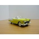 CHEVROLET BEL AIR cabriolet jaune Harvest gold 1955 1/43