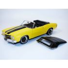 CHEVROLET CHEVELLE SS cabriolet jaune Restomod 1/18