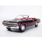 CHEVROLET CHEVELLE SS 396 cabriolet bordeaux 1/18 1967