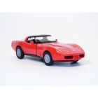 CHEVROLET CORVETTE C3 coupé rouge 1/38