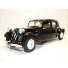 CITROEN TRACTION 11CV berline noire jantes blanches 1/18