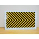 SET DECALCOMANIES CHEVRONS JAUNE et NOIR 1/43