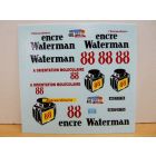 SET DECALCOMANIES CITROEN TYPE H WATERMAN TOUR DE FRANCE 1957 1/43 transfer