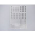 DECALCOMANIES réparation miniatures AUDI 1/18 1/24 1/43 1/64 Transfer