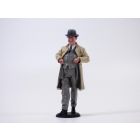 Figurine Ettore BUGATTI en imperméable 1/18