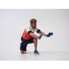 FIGURINE race crew 1 mécanicien à genoux 1/18