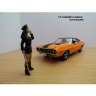 FIGURINE POLICIER PIN UP Alexa 1/18
