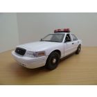 FORD CROWN VICTORIA Police blanche 1/18 sons et lumieres