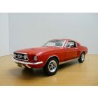 FORD MUSTANG fastback 1967 rouge 1/24