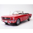 FORD MUSTANG CONVERTIBLE rouge 1964 1/18